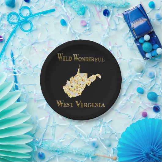 WEST VIRGINIA PAPIEREN BORDJE (Feest)