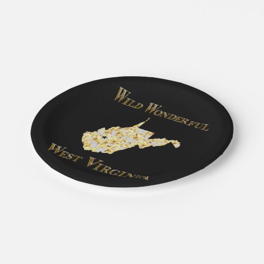 WEST VIRGINIA PAPIEREN BORDJE (Gekanteld)