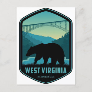 West Virginia Patriotic Spirit  beer Briefkaart