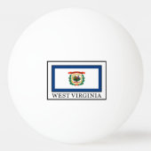 West Virginia Pingpongbal (Voorkant)