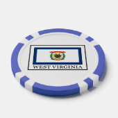 West Virginia Poker Chips (Enkel)