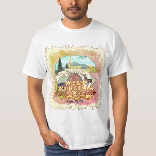 West Virginia Poker T-shirt (Voorkant)