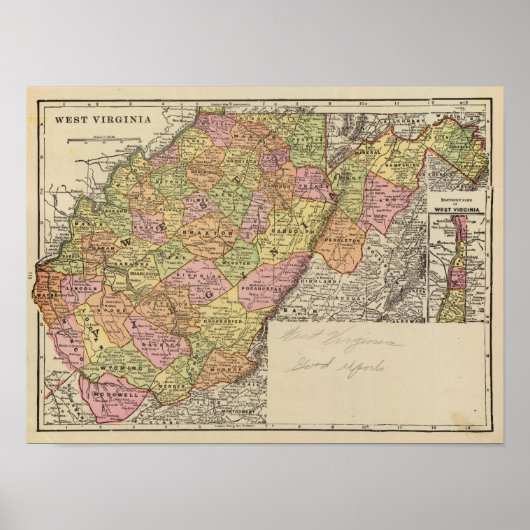 West Virginia Poster (Voorkant)