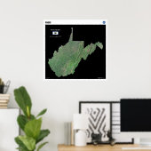 West Virginia Poster (Thuiskantoor)