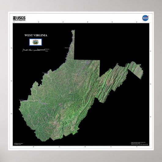 West Virginia Poster (Voorkant)