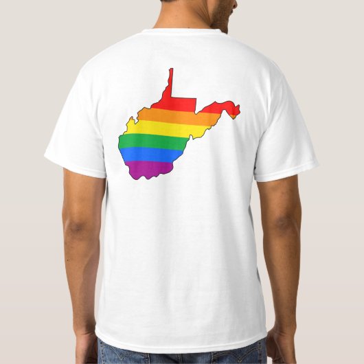 WEST VIRGINIA PRIDE - T-SHIRT (Achterkant)