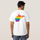 WEST VIRGINIA PRIDE - T-SHIRT (Achterkant volledig)