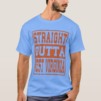 West Virginia Rechtstreeks uit West Virginia Vinta T-shirt