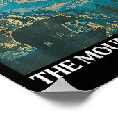 West Virginia Retro Beer Mountain Graphic Poster (Hoek)