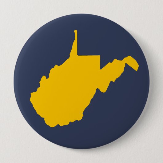 West Virginia Ronde Button 4,0 Cm (Voorkant)