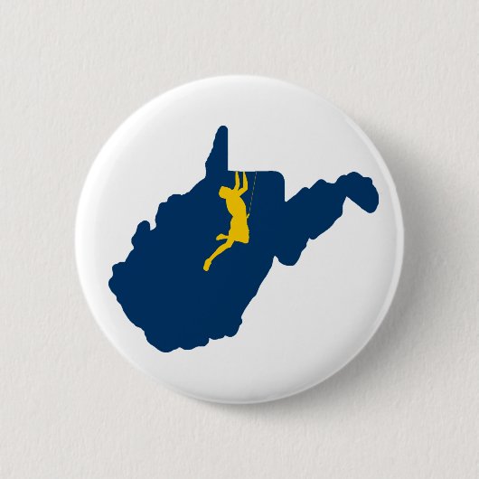 West-Virginia Ronde Button 5,7 Cm (Voorkant)