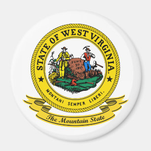 West Virginia Seal Magneet