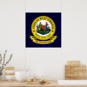 West Virginia Seal Poster (Keuken)