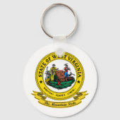 West Virginia Seal Sleutelhanger (Voorkant)