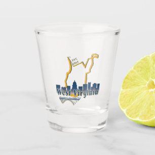 West Virginia Shot Glass Shot Glas