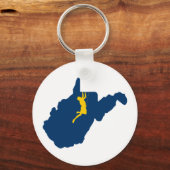 West-Virginia Sleutelhanger (Voorkant)