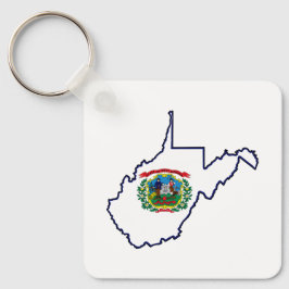 West Virginia Sleutelhanger