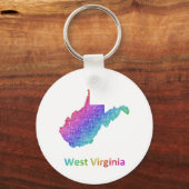 West Virginia Sleutelhanger (Voorkant)