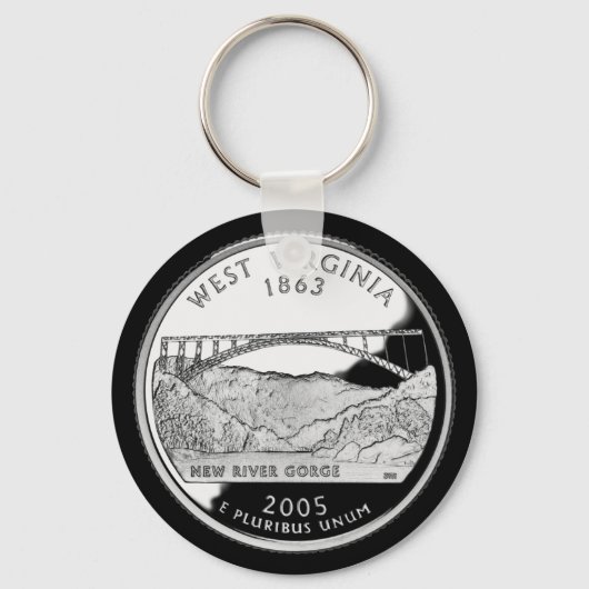 WEST VIRGINIA SLEUTELHANGER (Voorkant)