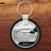 WEST VIRGINIA SLEUTELHANGER (Voorkant)
