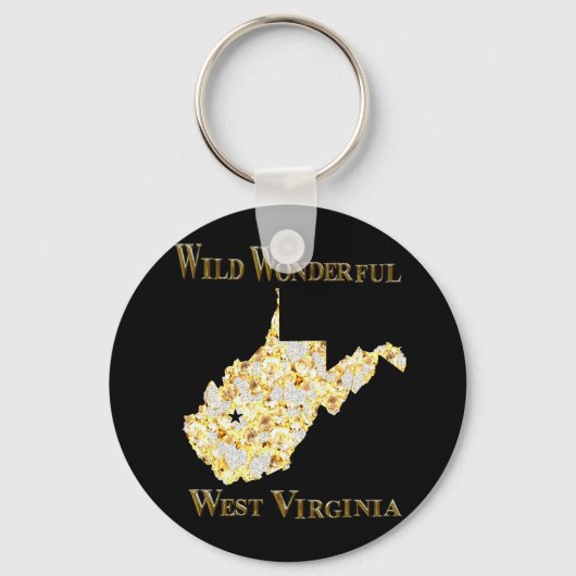 WEST VIRGINIA SLEUTELHANGER (Voorkant)