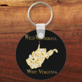 WEST VIRGINIA SLEUTELHANGER (Voorkant)