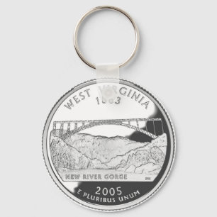 West Virginia Sleutelhanger