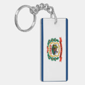 West Virginia Sleutelhanger (Voorkant Links)