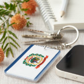 West Virginia Sleutelhanger (Voorkant Rechts)