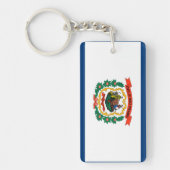 West Virginia Sleutelhanger (Voorkant)