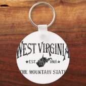 West Virginia Sleutelhanger (Voorkant)