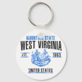 West Virginia Sleutelhanger (Voorkant)
