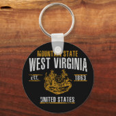 West Virginia Sleutelhanger (Voorkant)