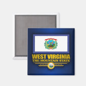 West Virginia (SP) Magneet (Voorkant / Achterkant)