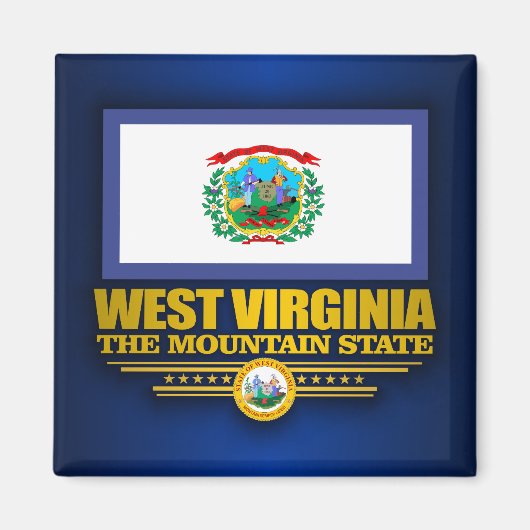 West Virginia (SP) Magneet (Voorkant)