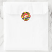 West Virginia staat 1863 Ronde Sticker (Tas)