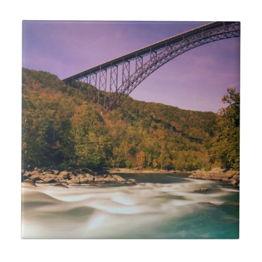 West Virginia, staatspark Babcock Tegeltje (Voorkant)