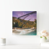 West Virginia, staatspark Babcock Vierkante Klok (Huis)