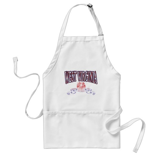 West Virginia Standaard Schort (Voorkant)