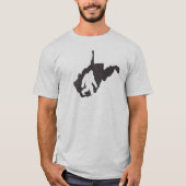 West Virginia State Bigfoot T-shirt (Voorkant)