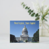 West Virginia State Capitol Briefkaart (Staand voorkant)