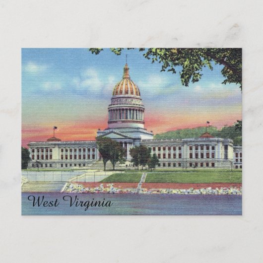 West Virginia State Capitol Briefkaart (Voorkant)