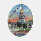 West Virginia State Capitol Keramisch Ornament (Rechts)