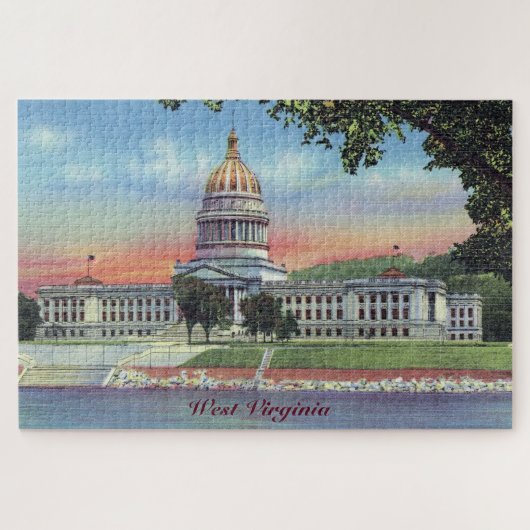 West Virginia State Capitol Large Puzzle Legpuzzel (Horizontaal)