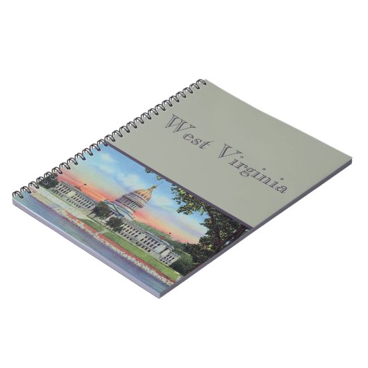 West Virginia State Capitol Notitieboek (Linkerzijde)