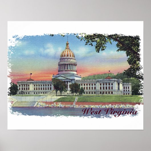 West Virginia State Capitol Poster (Voorkant)