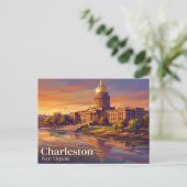 West Virginia State Capitol VS Briefkaart (Staand voorkant)