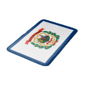West Virginia State Flag Badmat (Gekanteld)