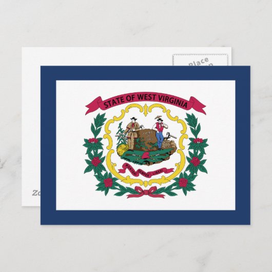West Virginia State Flag Briefkaart (Voorkant / Achterkant)