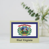 West Virginia State Flag Briefkaart (Staand voorkant)
